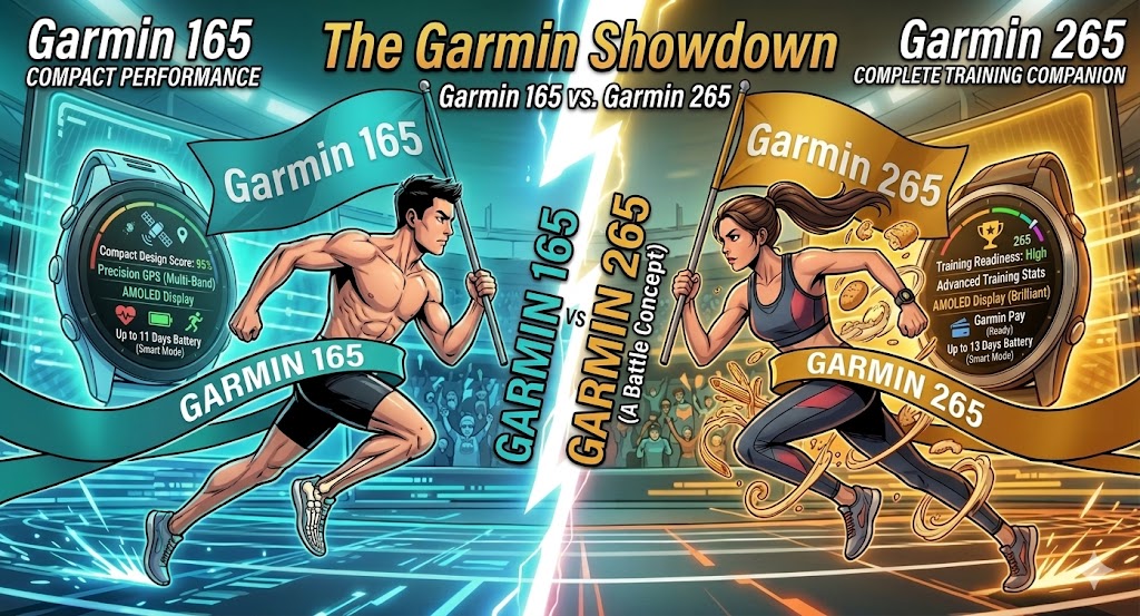 가민 265 vs 165, 돈 더 주고 살 가치가 있을까?