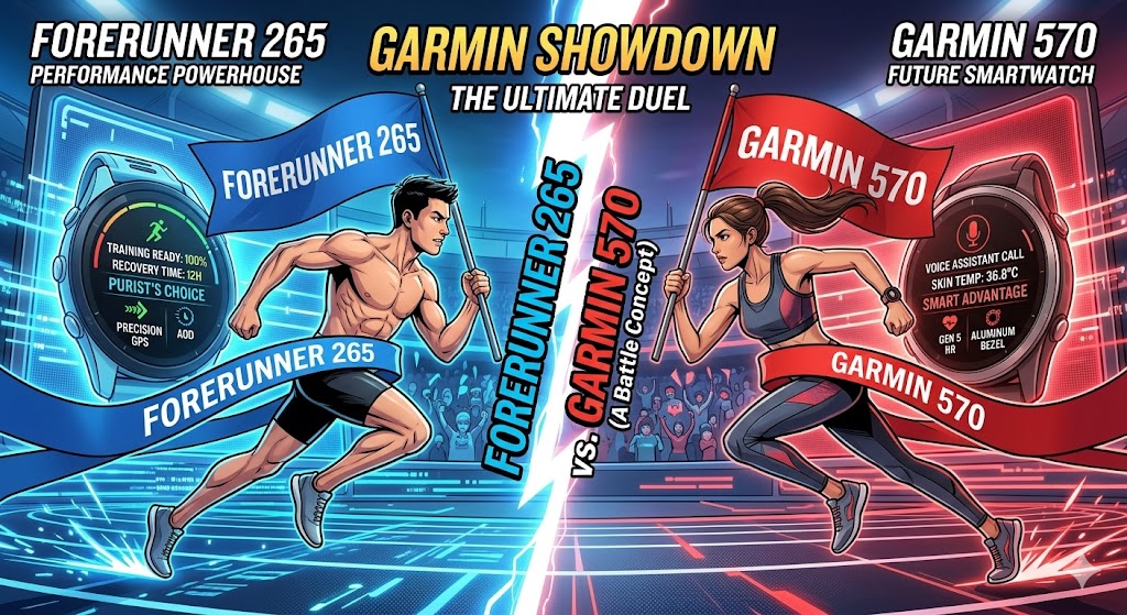 [구매 가이드] 가민 265 vs 570, 34만 원의 가치는 어디에 있을까?