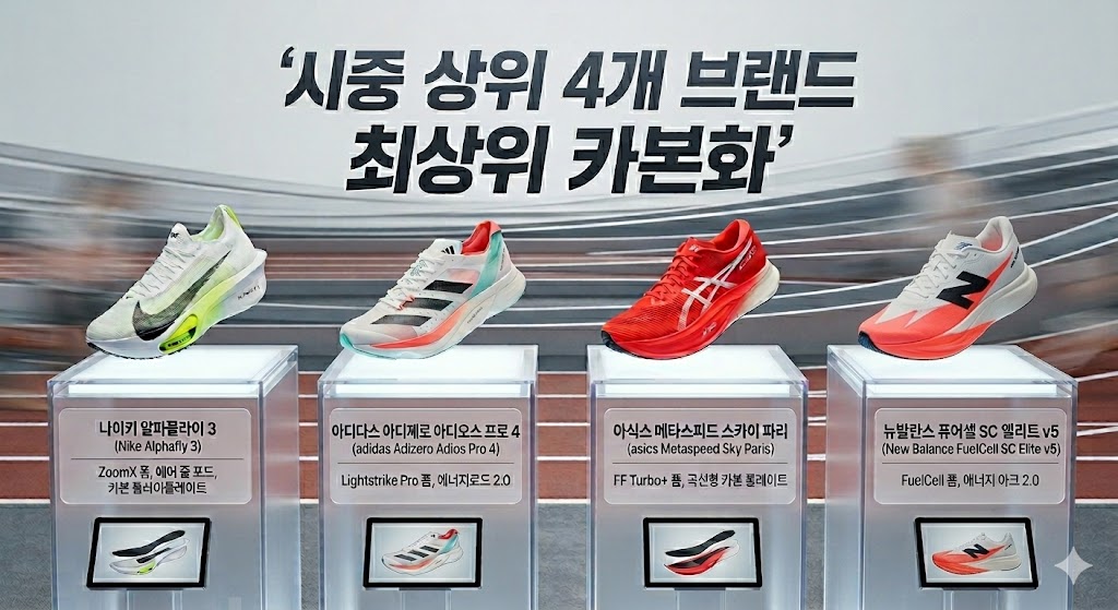 [러닝화 가이드] 카본화 수명은 정말 더 짧을까? 미드솔 경도 변화와 교체 시기 총정리